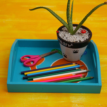 Whale Whale Wooden Tray