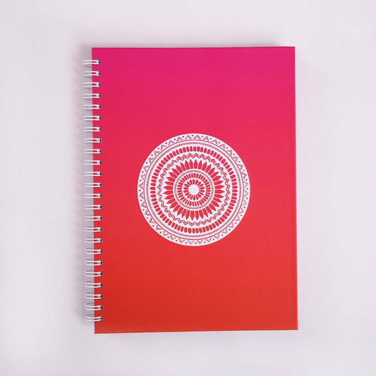 Pink &amp; Orange Shaded Lola Notebook