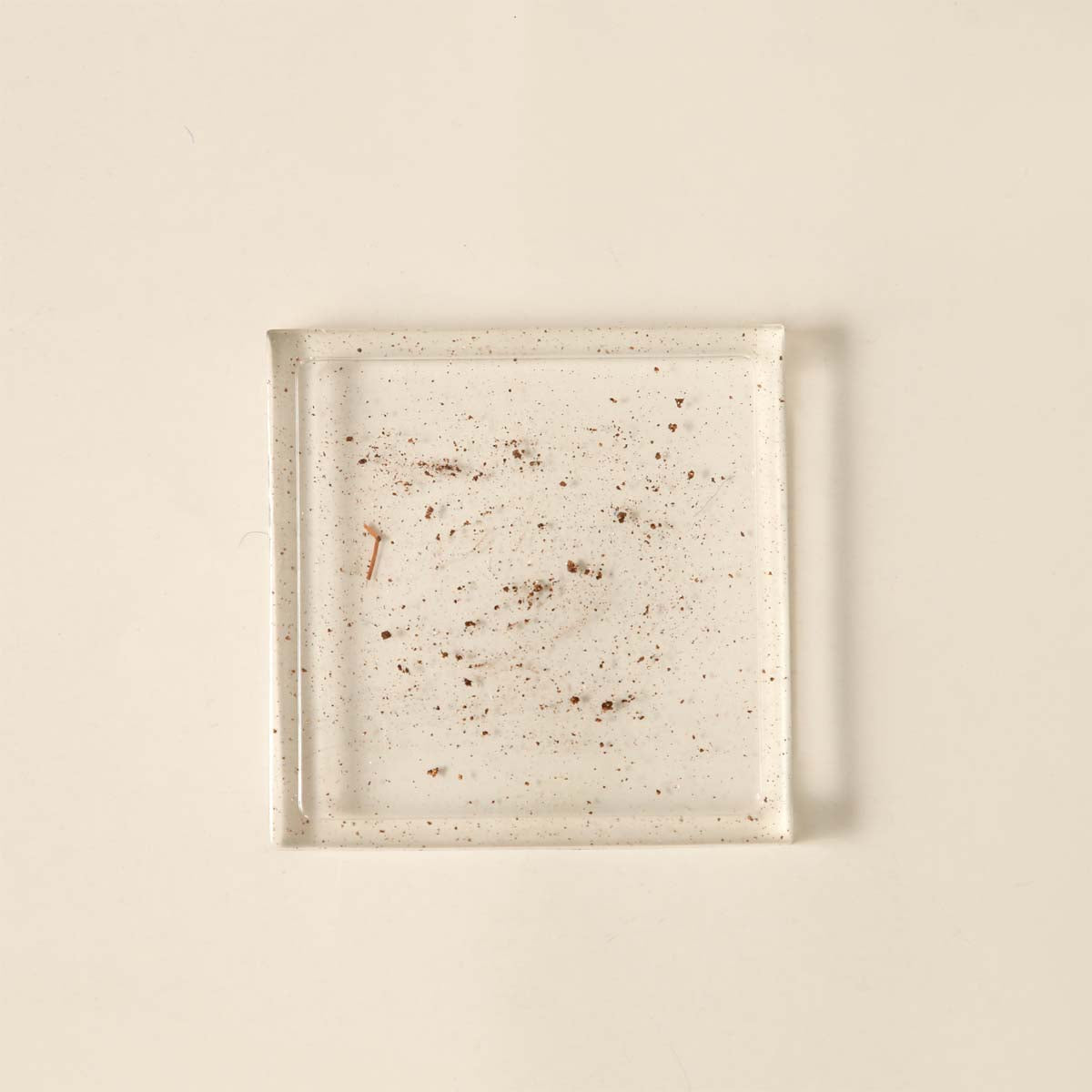 Bronze Glitter Resin Coasters