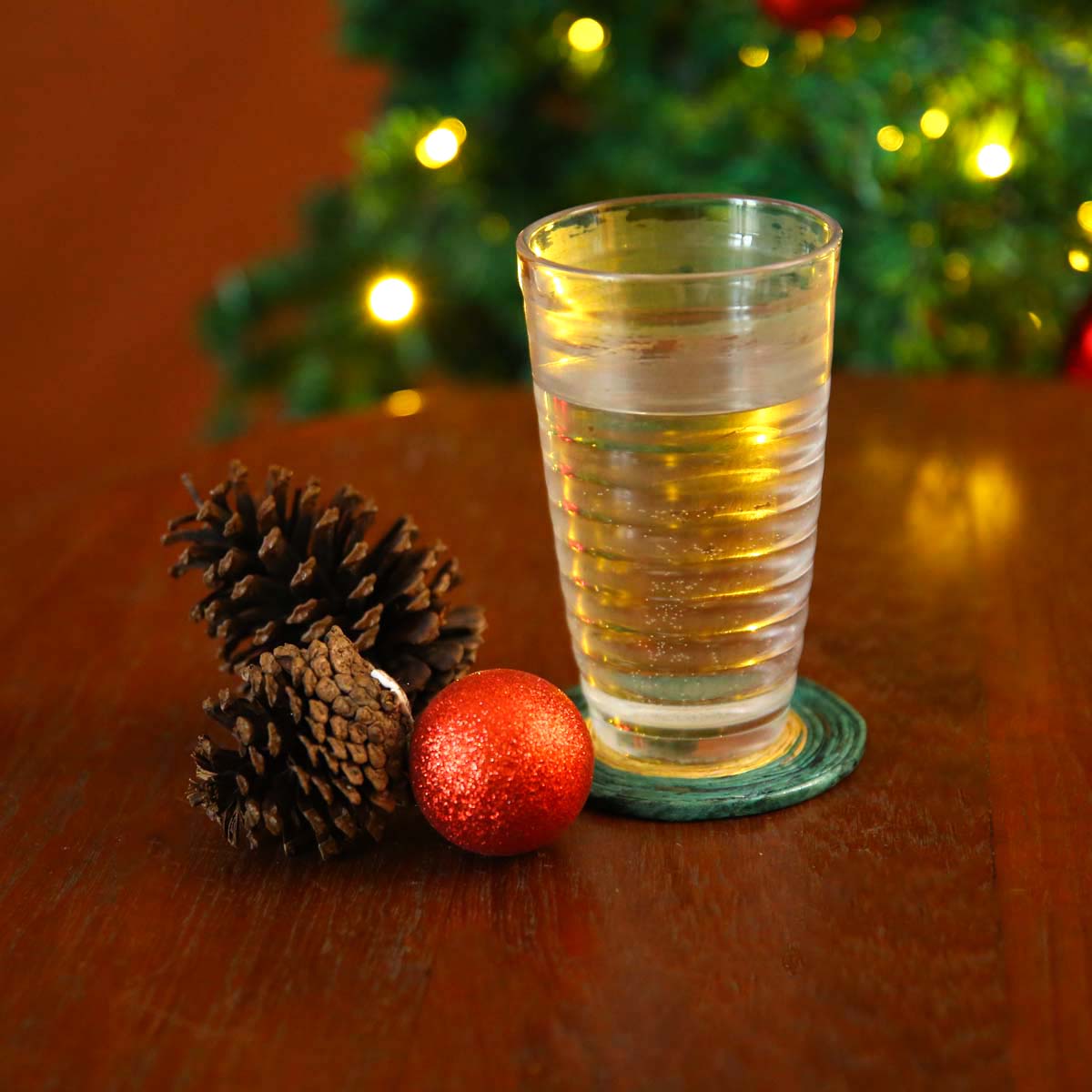 Deck The Halls Paper Coaster Set