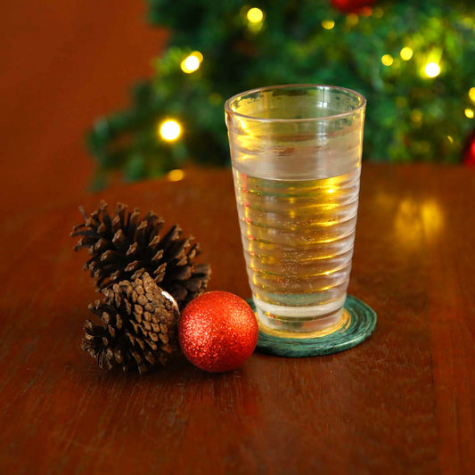 Deck The Halls Paper Coaster Set