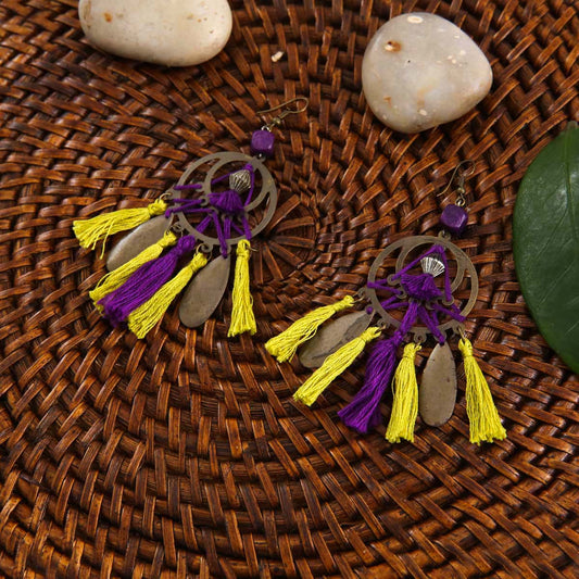 Metal Tassel Earrings