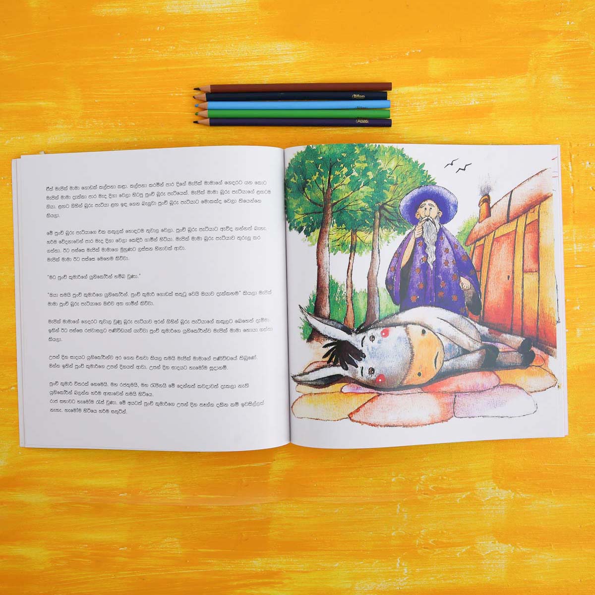 The Unicorn Kids' Book (Sinhala)