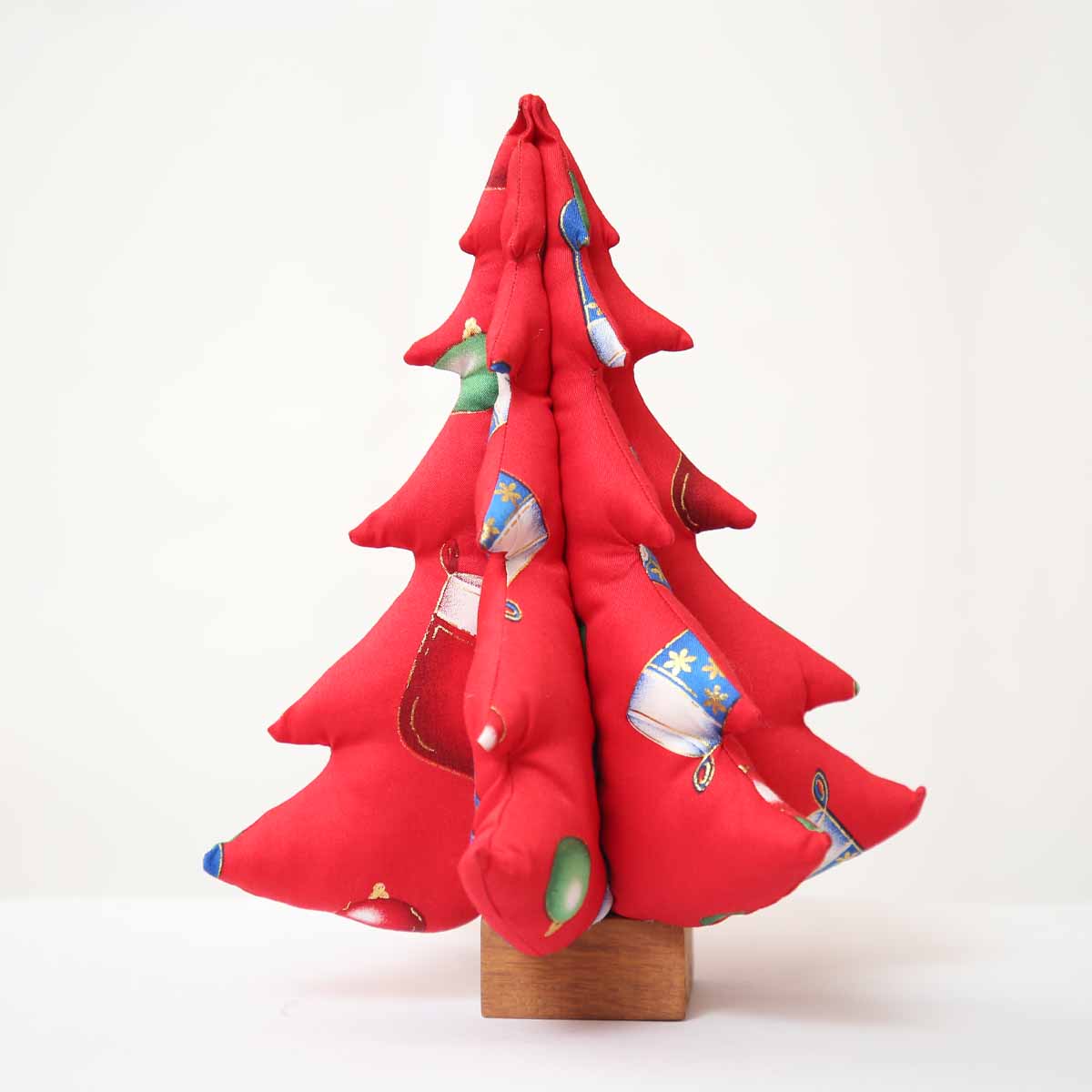 Cranberry Red Fabric Tree