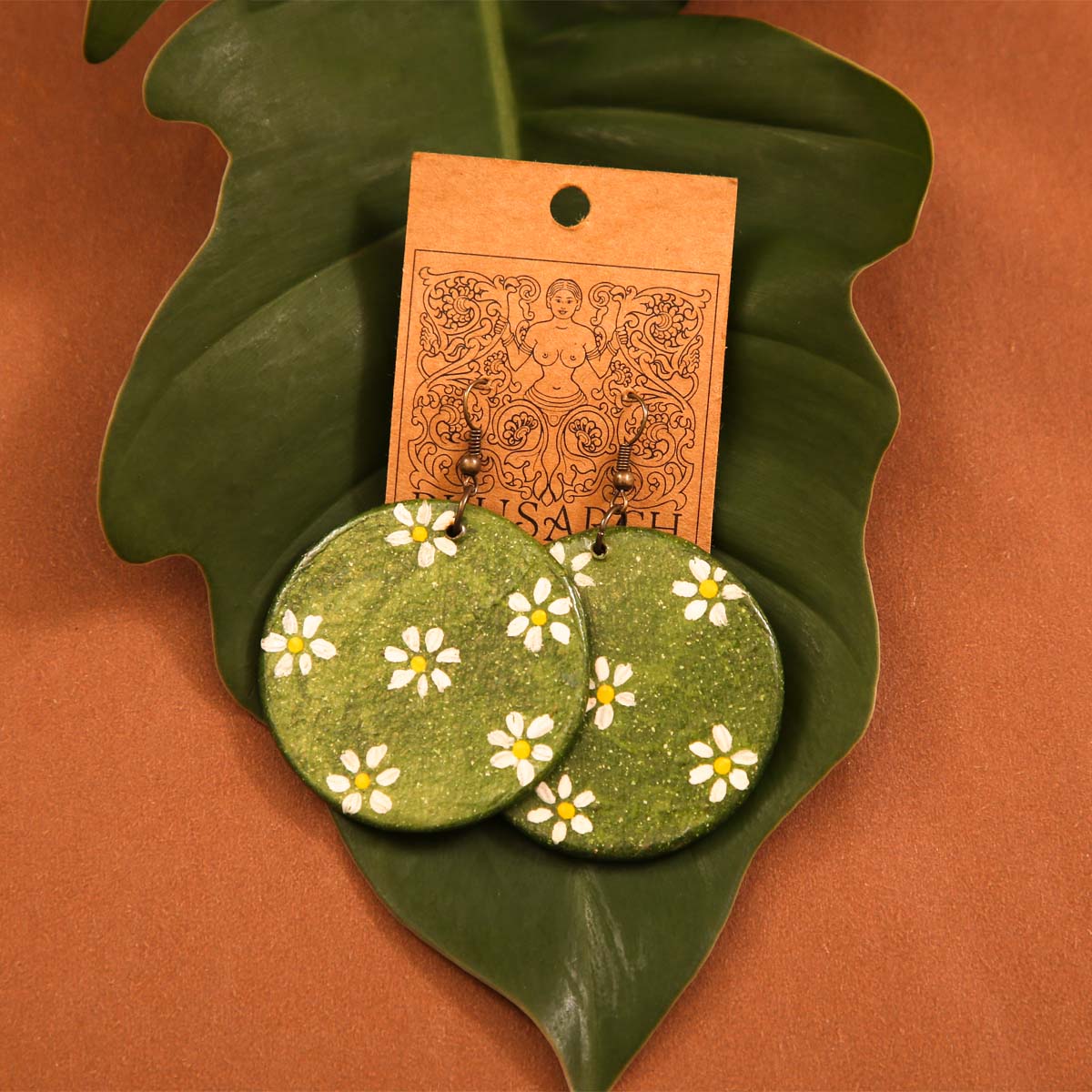 Daisies Paper Earrings