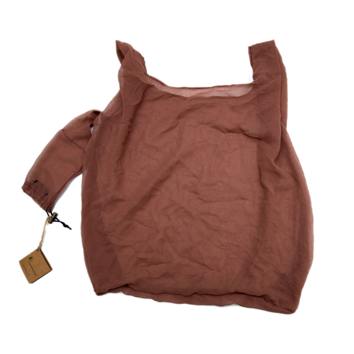 Camel Brown Saree Bag - Small