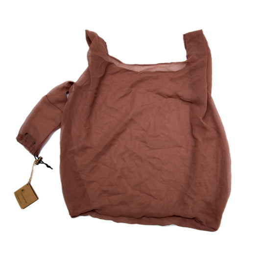 Camel Brown Saree Bag - Small