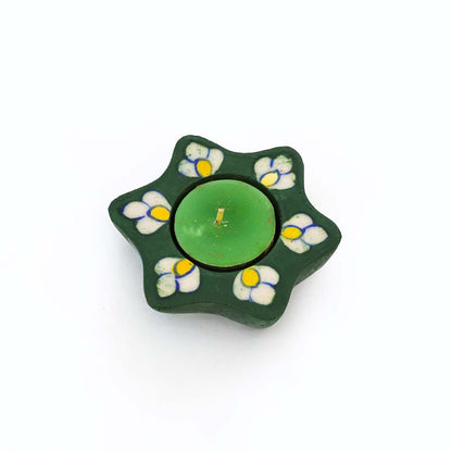 Emerald Candle Holder
