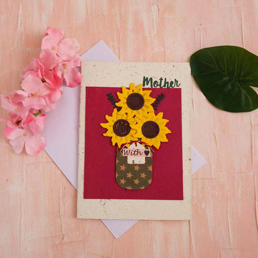 Sunflowers For Mother's Day Card