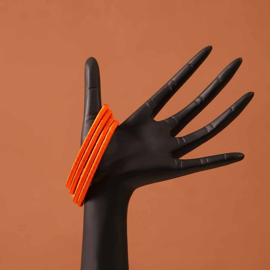 Tropical Orange Bangles