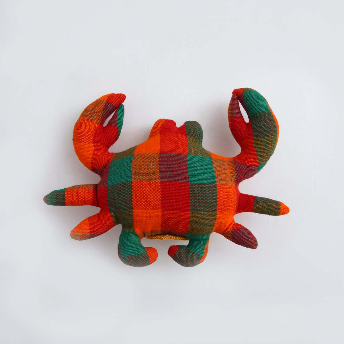 Yellow Crab Handloom Soft Toy