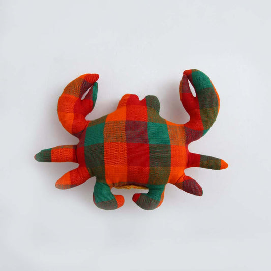 Yellow Crab Handloom Soft Toy