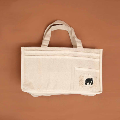 Elephant Corridor Tote Bag