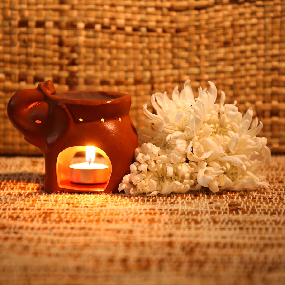 Elephant Clay Oil Diffuser Set