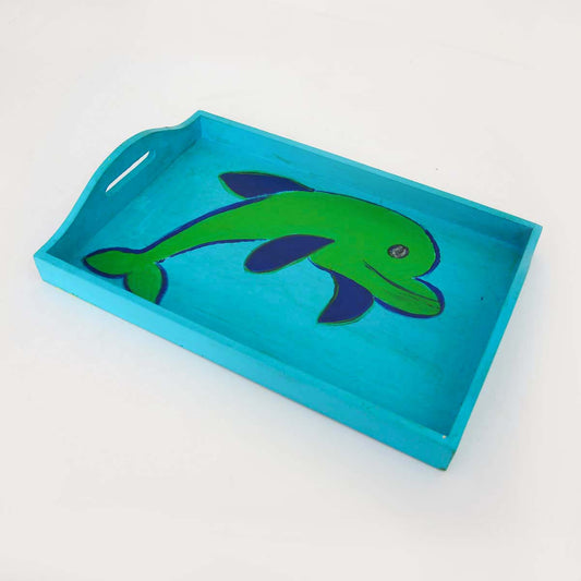 Dolphin Wooden Tray