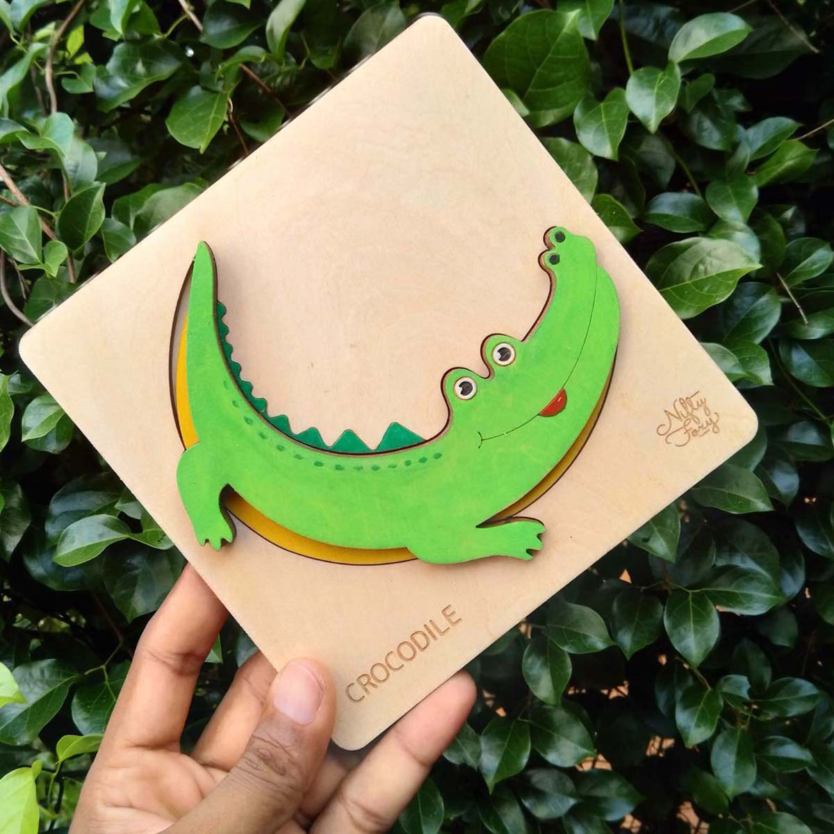 Wooden Croc Puzzle