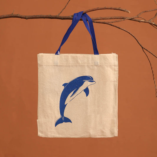 Dolphin Dive Tote Bag