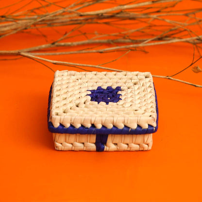 Blue Palmyra Trinket Box