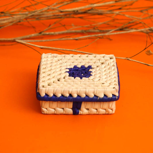 Blue Palmyra Trinket Box