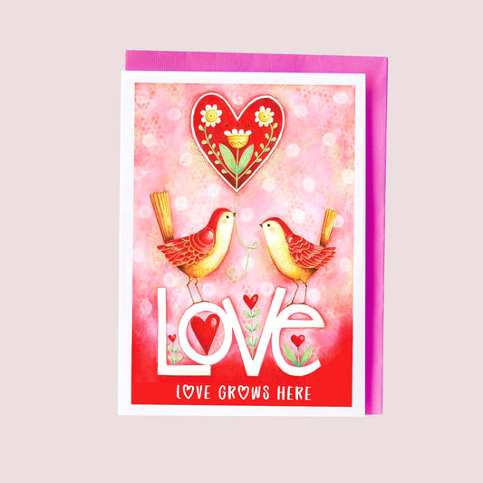 Love Grows Valentine's Card