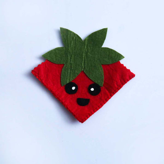 Strawberry Felt Bookmark