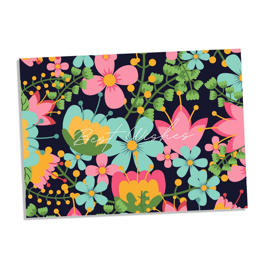 Floral Wishes Greeting Card