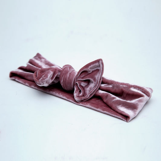 Velvet Bow Knot Headband