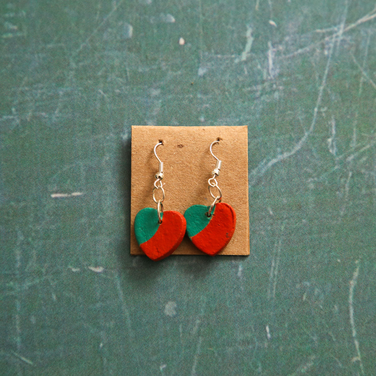 Christmas Hearts Earrings