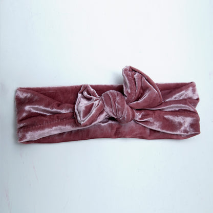 Velvet Bow Knot Headband