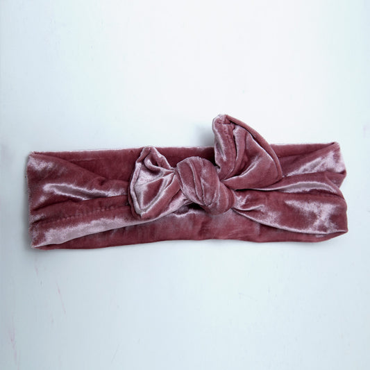 Velvet Bow Knot Headband