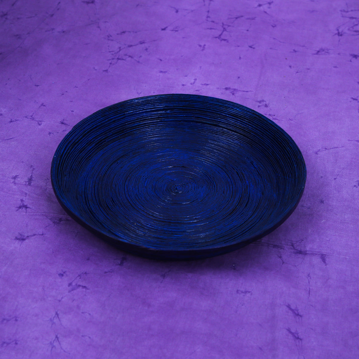 Blue Paper Platter