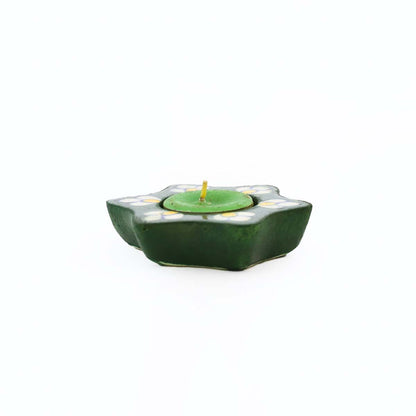 Emerald Candle Holder