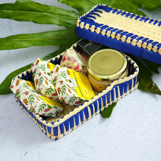 Aqua Palmyra Storage Box