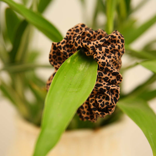 Cheetah Print Scrunchie