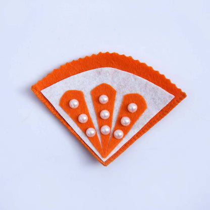 Orange Slice Felt Bookmark