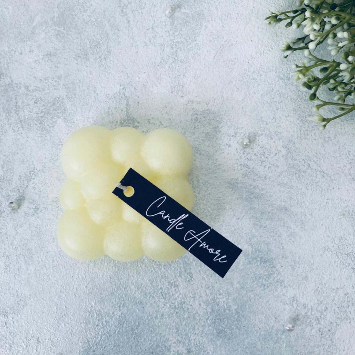 Creamy Vanilla Cloud Candle