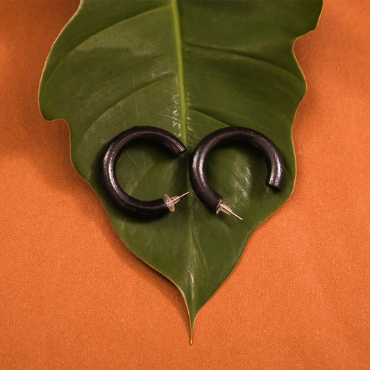 Coal Wooden Hoops