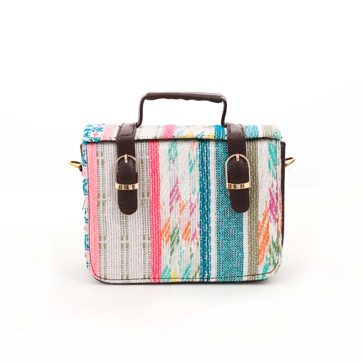 Retro Stripes Box Bag