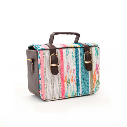 Retro Stripes Box Bag