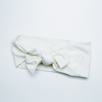 White Bow Knot Headband