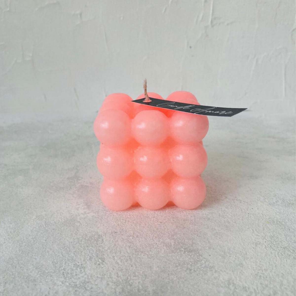 Vintage Rose Bubble Candle