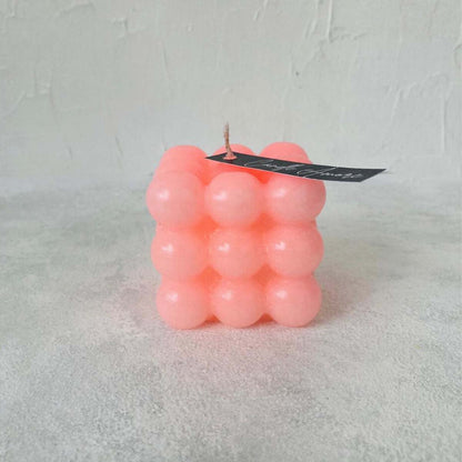 Vintage Rose Bubble Candle