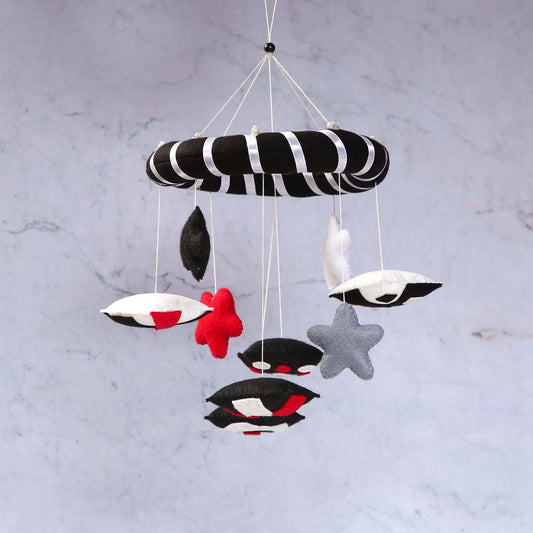 Baby Visual Stimulation Felt Cot Mobile