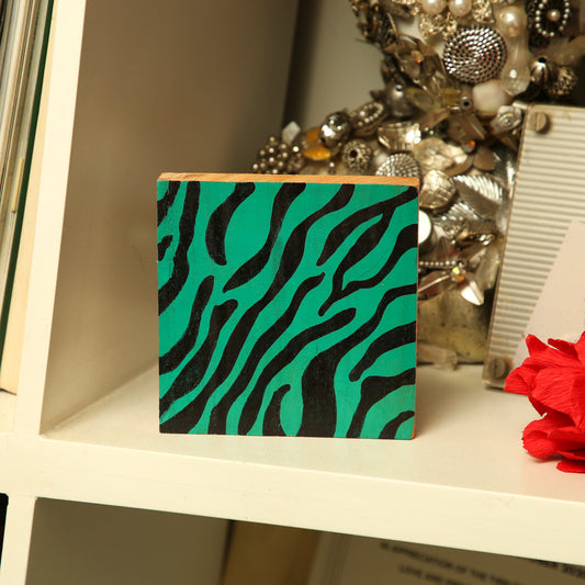 Turq Stripes Painting