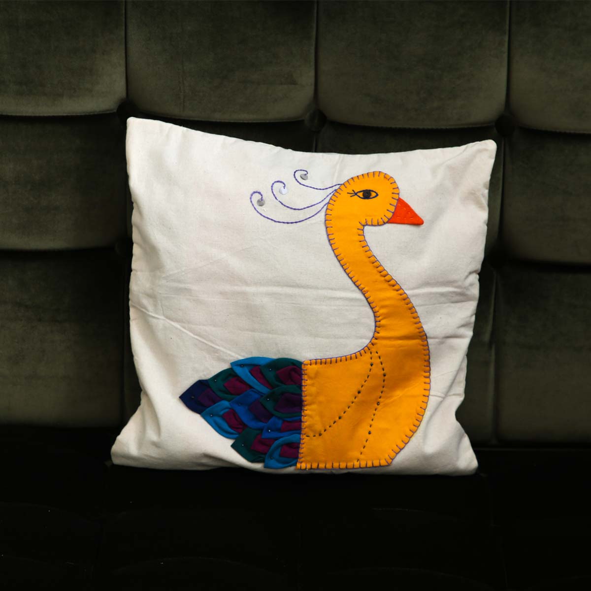Dawdling Duck Cushion Cover