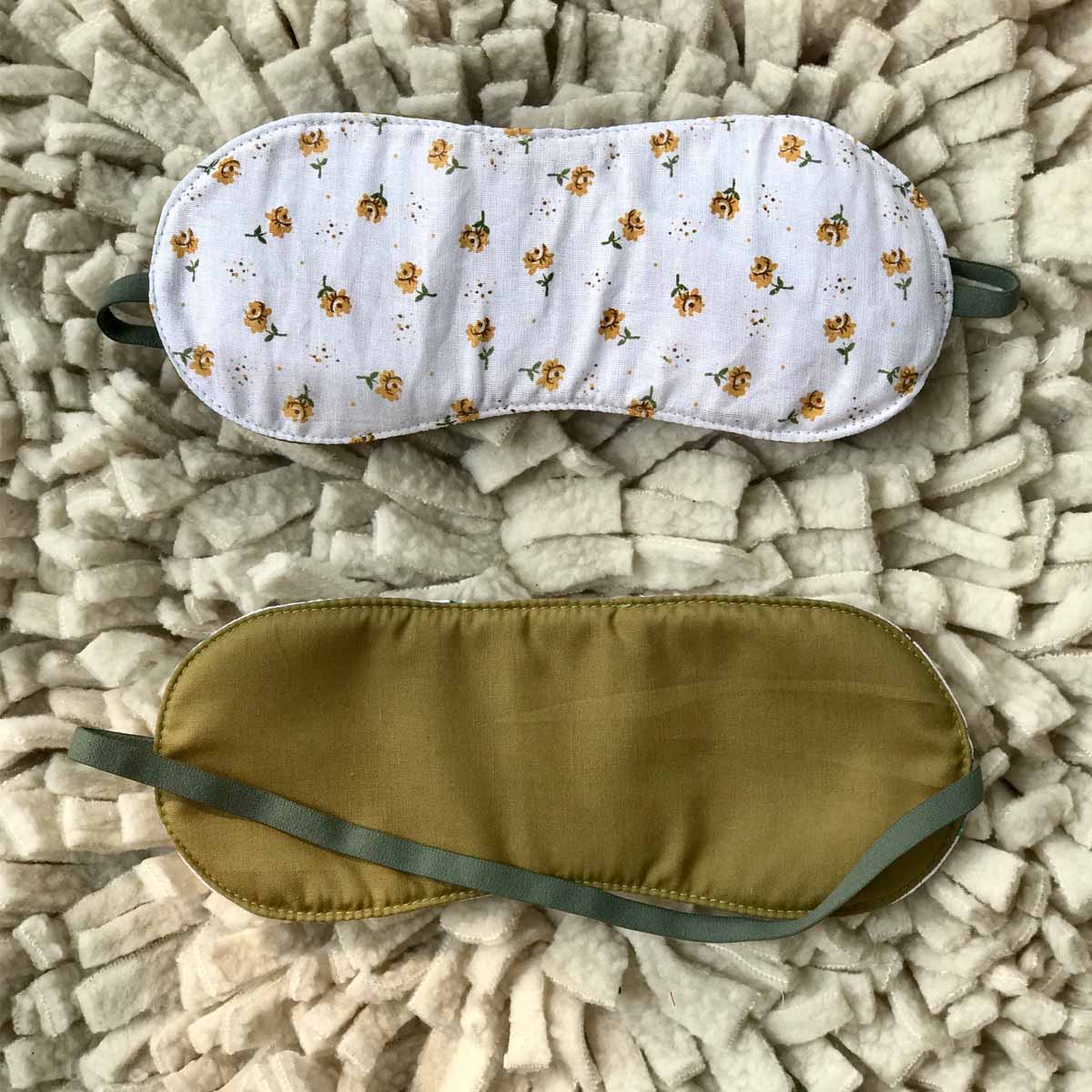 Rose Bush Hedges Eye Mask