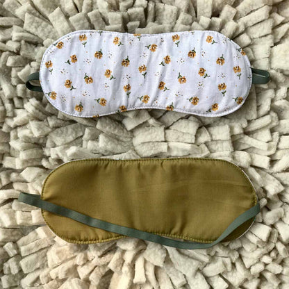 Rose Bush Hedges Eye Mask