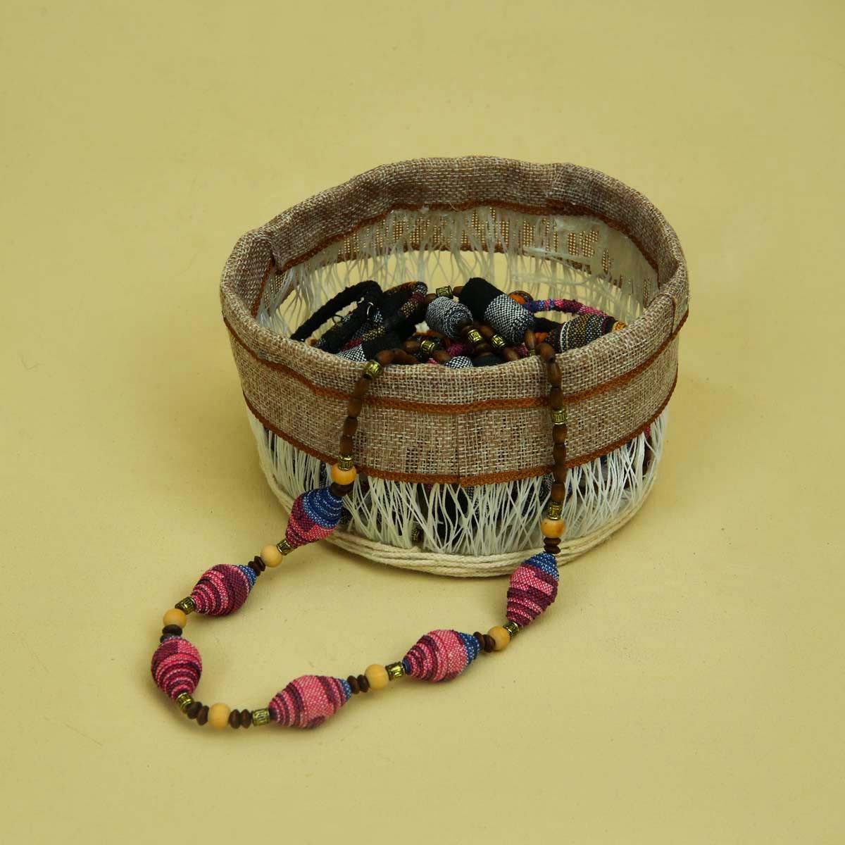 Twine Thread Storage Basket