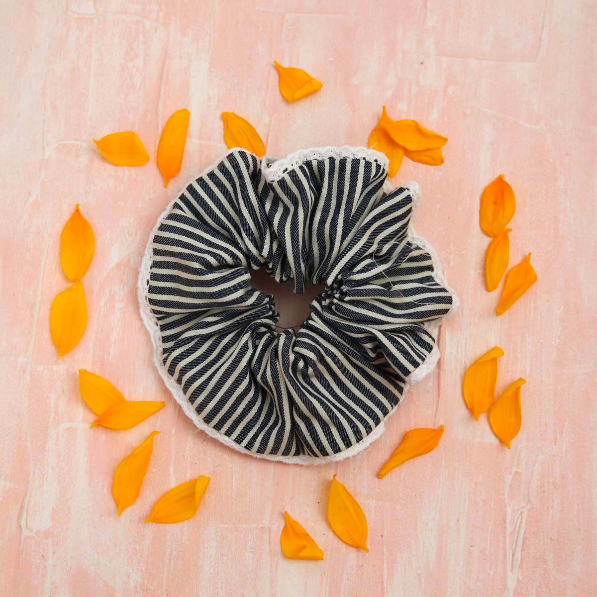 Striped Scrunchie