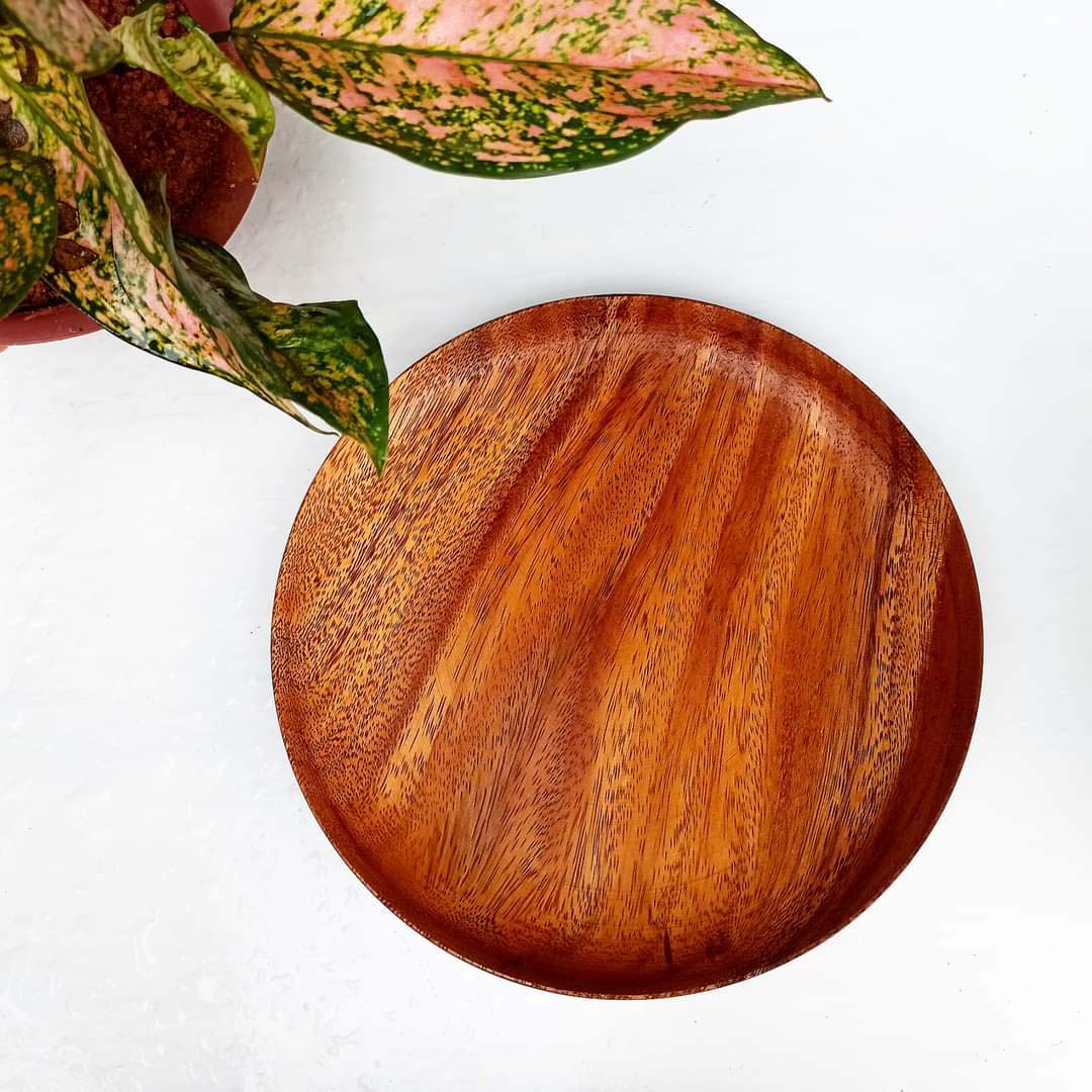 Mahogany Wooden Platter